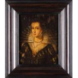 Flemish school of the 17th century Lady's portrait Oil on panel 28x22 cm