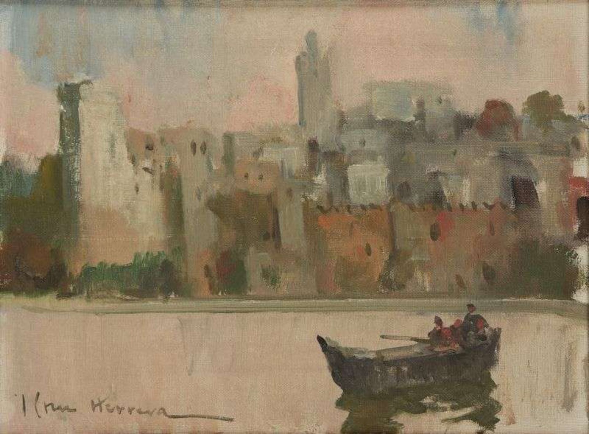 José Herrerilla Cruz Herrera (1890-1972) - Rabat - Huile sur carton toilé - [...] - Bild 9 aus 9