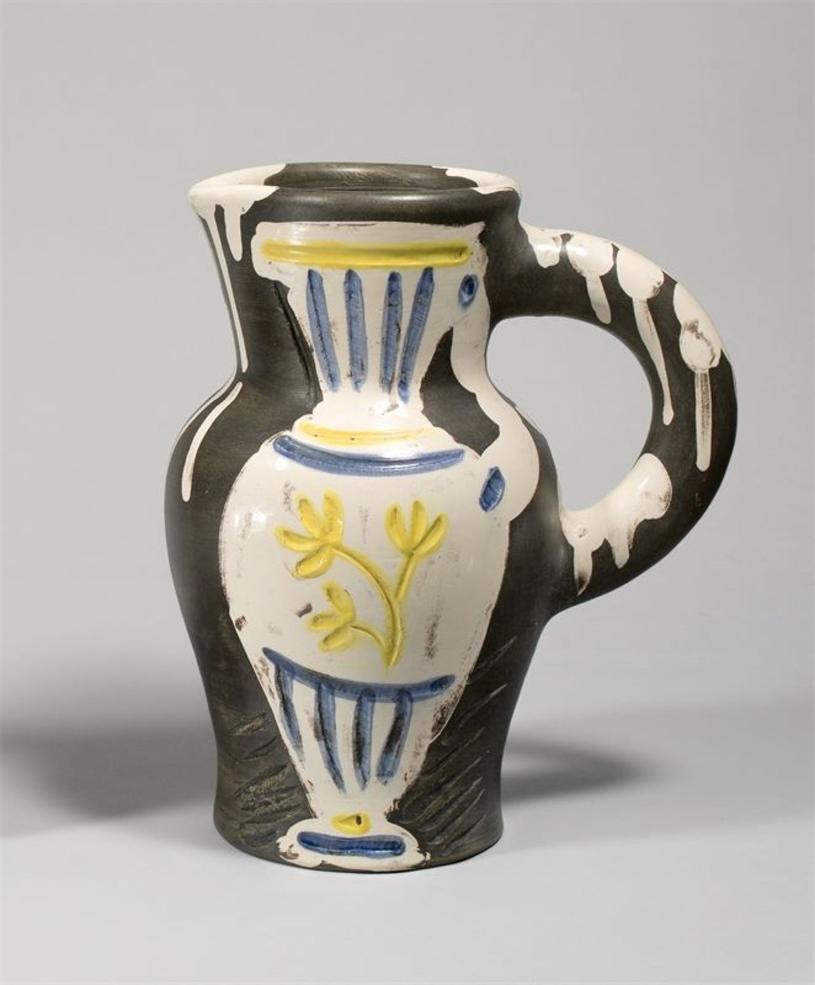 Pablo Picasso (Málaga 1881 – 1973 Mougins) - „Pichet au vase“. 1954 - Krug, [...] - Image 2 of 2