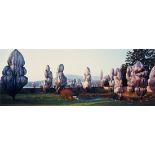 Wolfgang Volz (Tuttlingen 1948 – lebt in Stockholm) Christo und Jeanne-Claude: Wrapped Trees,