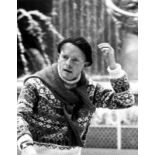Alfred Eisenstaedt (Dirschau 1898 – 1995 Martha's Vineyard) Truman Capote. Ice Skating in