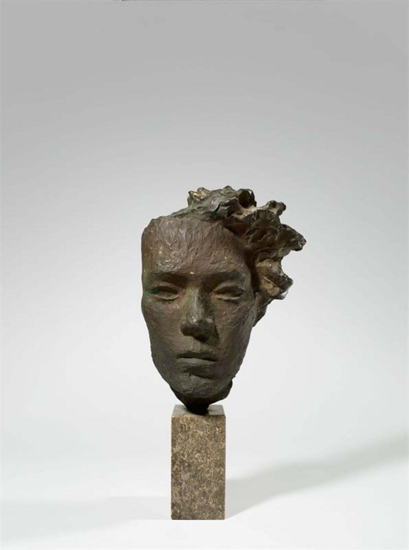 Laurent Friedrich Keller (Monaco 1885 – 1968 Zürich) Maske der Tänzerin Mary Wigman. 1925 Bronze mit