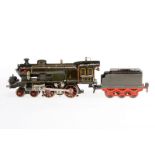 Märklin 2-B Dampflok EE 65/13020, S 0, elektr., HL, mit Tender und 2 el. bel. Stirnlampen,