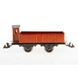 Doll offener Güterwagen 5/565, S 0, CL, mit BRH, LS, L 16, OK, Z 2 19.50 % buyer's premium on the