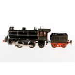 Märklin B-1 Dampflok D 1020, S 0, uralt, Uhrwerk intakt, HL, mit Tender, Bremse, v+r und 3 imit.