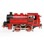 Märklin B-Tenderlok T 66/12910, S 0, elektr., farbl rest., Schwarzbereich original, LS tw