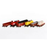 6 Fleischmann Güterwagen, S H0, je im Karton, bespielt 19.50 % buyer's premium on the hammer price