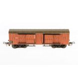 Märklin gedeckter Güterwagen 332, S H0, Guss, rotbraun, LS, L 14,5, OK, Z 1-2 19.50 % buyer's