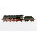 Märklin 2-C-1 Dmpflok HR 66/13020, S 0, elektr., grün/schwarz, mit kW, 2 el. bel. Stirnlampen und