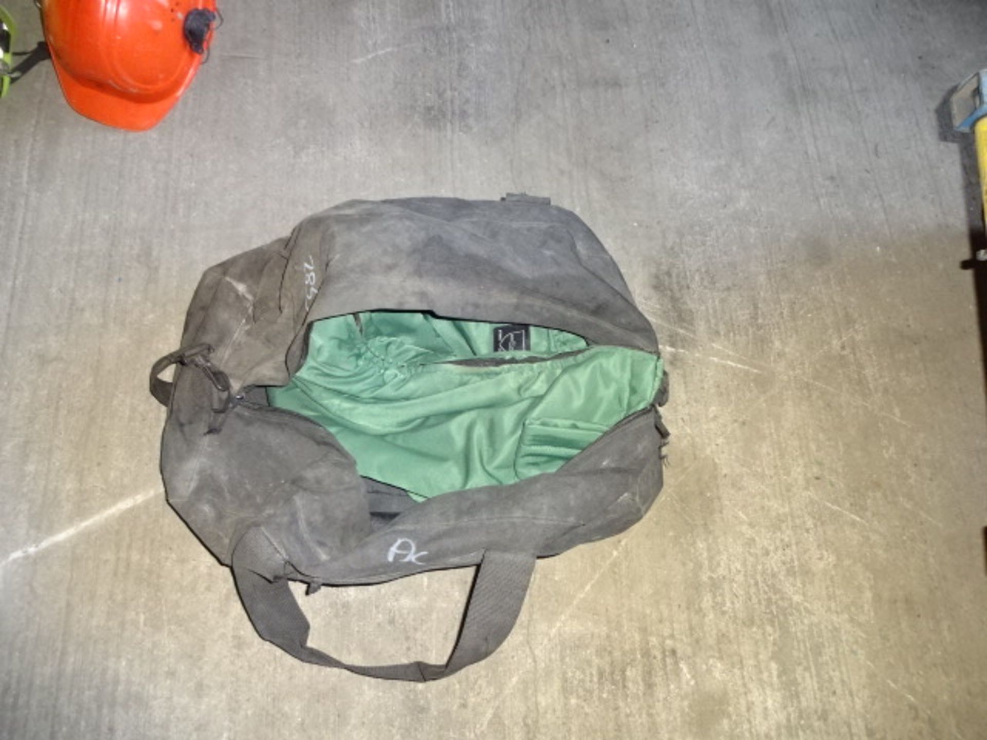 Chainsaw safety equipment c/w carry bag