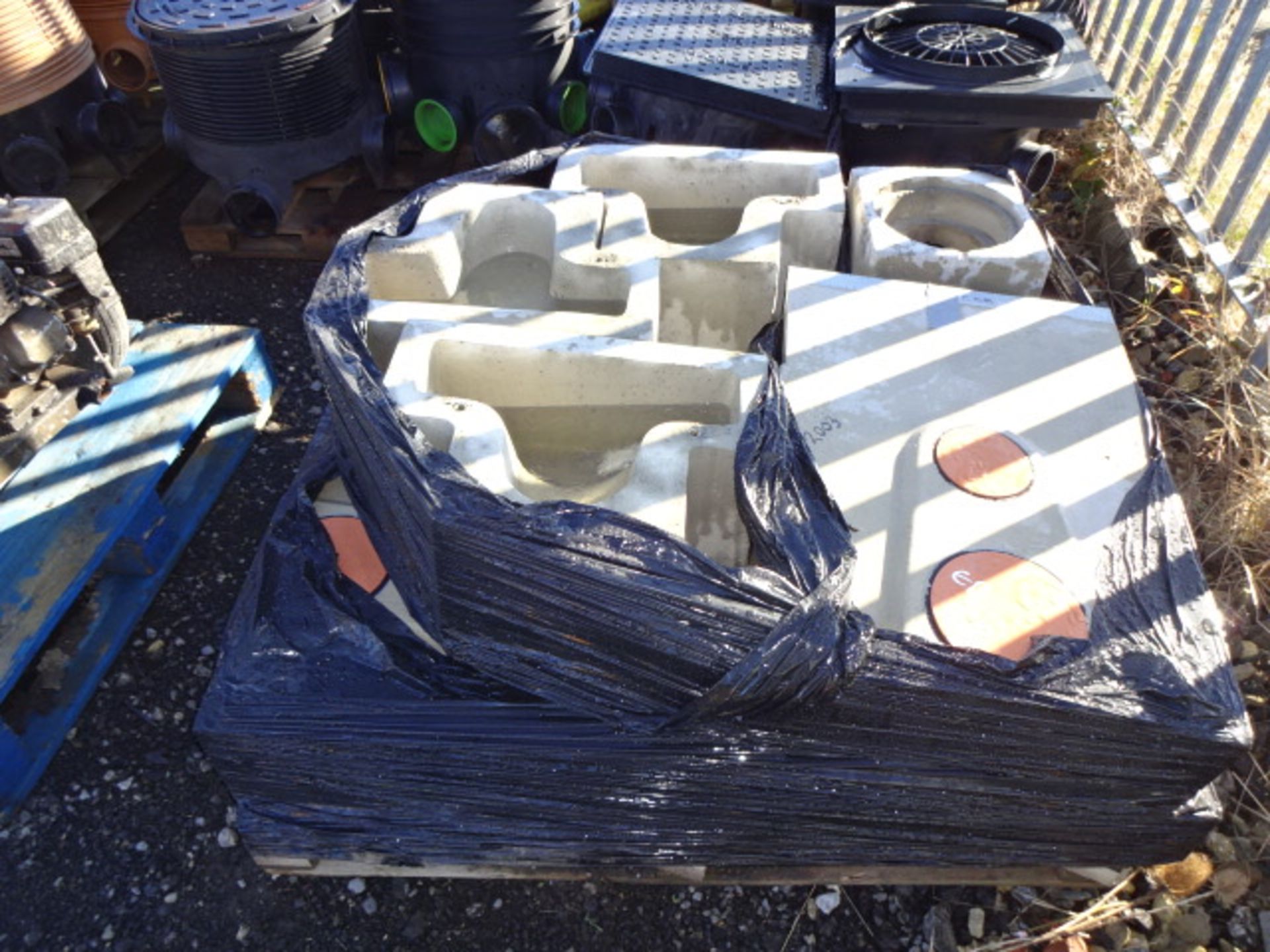 Pallet of aco drains