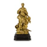 "SCULTURA IN BRONZO DORATO, XIX SECOLO "