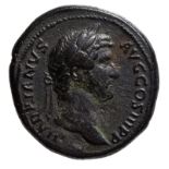 IMPERO ROMANO. ADRIANO (117-138 D.C.). SESTERZIO.