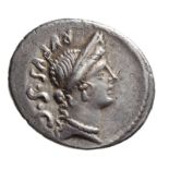 REPUBBLICA ROMA. GENS CORDIA (46 A.C.). DENARIO.