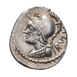 REPUBBLICA ROMA. GENS SERVILIA (100 A.C.). DENARIO.