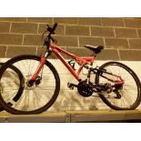 Barracuda mono shock trial bike with disc brakes