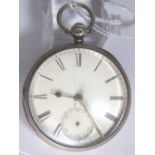 London hallmarked silver pocket watch