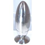 Cocktail shaker shaped as a rocket