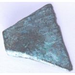 Iron age bronze scraper