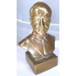 Metal bust of Hitler