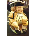 Large Carlton Ware toby jug H: 20 cm