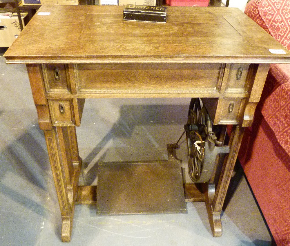 Gritzner treadle sewing machine and a Gr