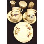 Royal Worcester Evesham tea set