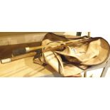 Soft cello carry case and a cello bow