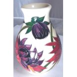 Moorcroft Ruby Red vase