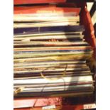 Box of approximately 120 mixed genre LP'