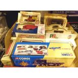 Quantity of boxed diecast cars including