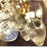 Collection of florists glass vases