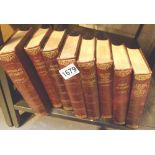 Set of eight vintage Dickens novels