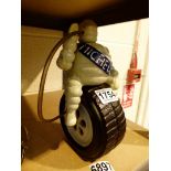 Cast iron Michelin Man on tyre H: 24 cm