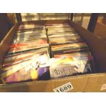 Box of approximately 250 singles