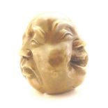 Cast brass four faced Buddha, H: 13 cm