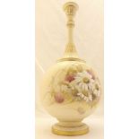 Royal Worcester large Daisies baluster v