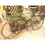 Antique shop delivery Carrier bike with