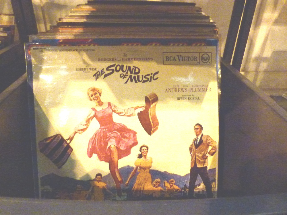 Two boxes of mixed genre LPs