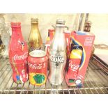 Group of seven collectable designer Coke
