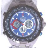 Globenfeld chronograph wristwatch with b