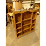 Antique heavy pine kitchen dresser with