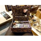 Box of costume jewellery