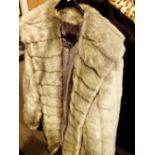 Five mixed ladies coats, faux fur,