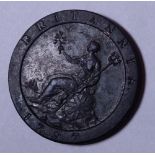 1797 George III penny in good condition