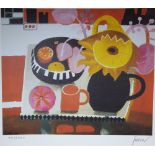 Mary Fedden limited edition print 460/550 The Orange Mug 1996 signed by artist lower right in