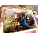 Box of model makers tools including taps dies and reamers