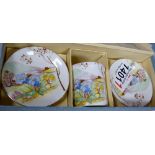 Boxed Shelley smokers table set,