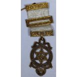 Cased Masonic medal