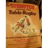 Subbuteo Table Rugby International Edition league and union complete,